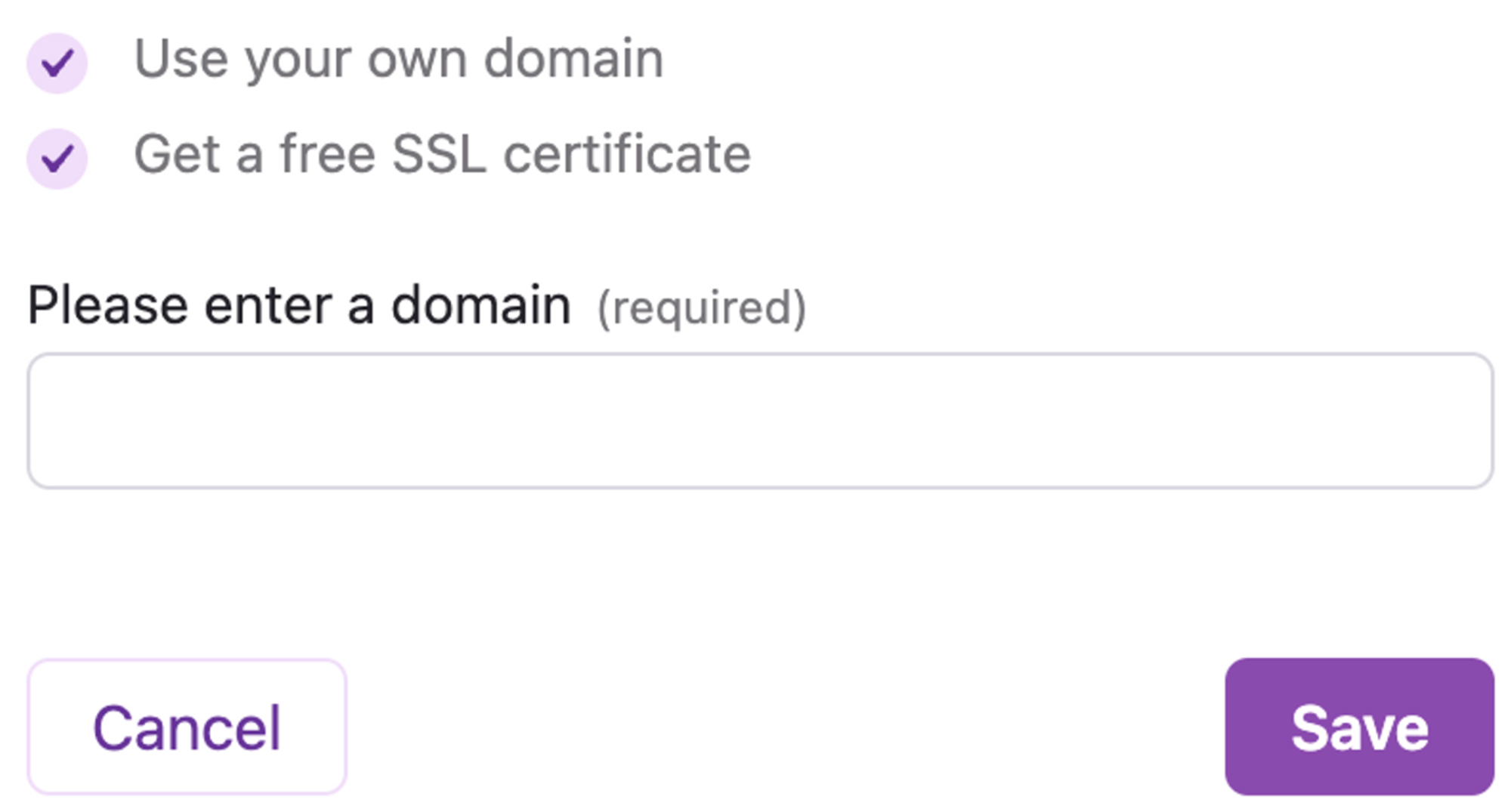  도메인을 입력하면 자동으로 free SSL도 발급해준다.